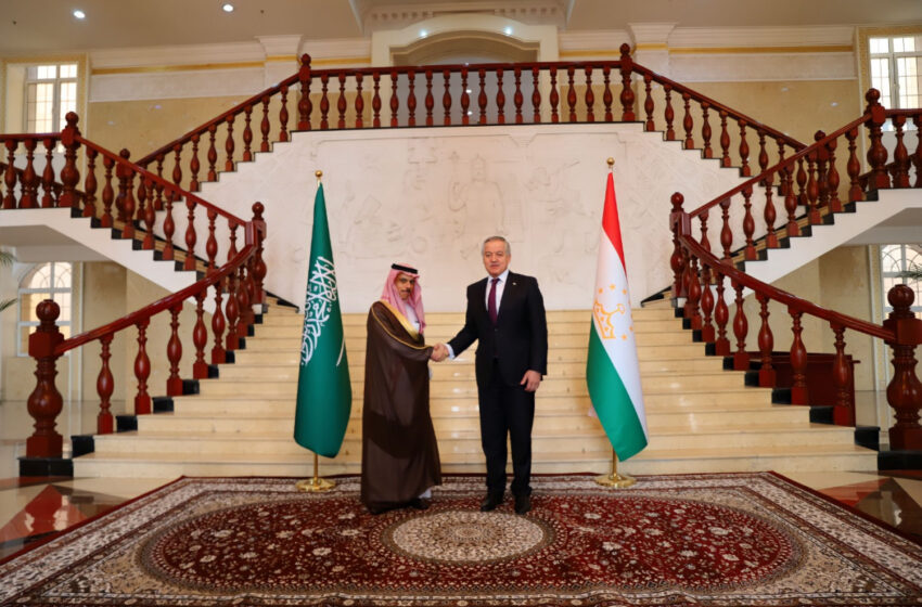 سيراج الدين مهر الدين يجتمع بوزير خارجية المملكة العربية السعودية الأمير فيصل بن فرحان آل سعود