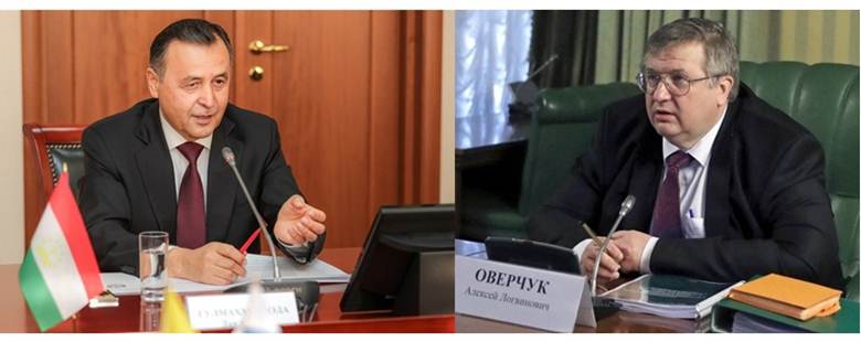  سفير طاجيكستان لدى موسكو يلتقي بنائب رئيس وزراء الاتحاد الروسي