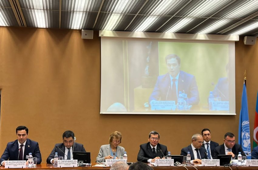  مشارك ممثل طاجيكستان في اجتماع وزراء الدول الأعضاء في برنامج لاقتصاد آسيا الوسطى (SPECA)