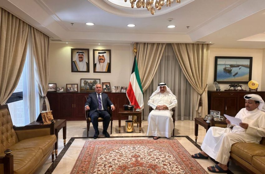  سفير جمهورية طاجيكستان لدى دولة الكويت  يلتقي    بمساعد وزير الخارجية سامح جوهر حيات