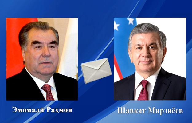  رئيس جمهورية طاجيكستان ، إمام علي رحمان يبعث رسالة تهنئة إلى رئيس جمهورية أوزبكستان ، شوكت ميرضياييف