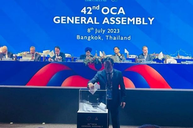  انتخاب الرئيس الجديد للمجلس الأولمبي الآسيوي