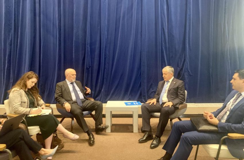  اجتماع وزير خارجية طاجيكستان مع المنسق الخاص للتقييم المستقل المفوض من مجلس الأمن الدولي