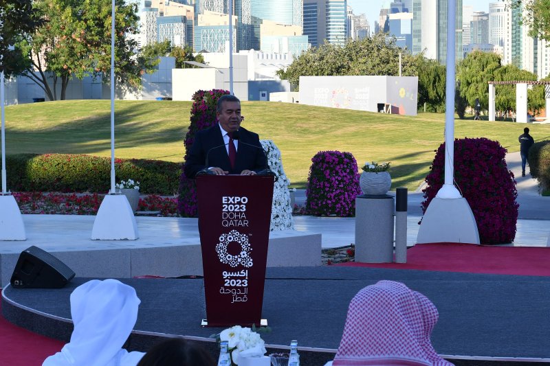 «إكسبو 2023 الدوحة». زار الركن الطاجيكي 500 ألف شخص في معرض البستنة الدولي في الدوحة