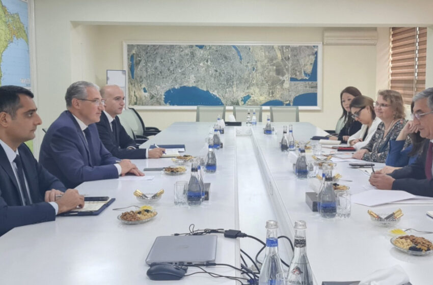 Trilateral meeting with the Minister of Ecology and Natural Resources of the Republic of Azerbaijan