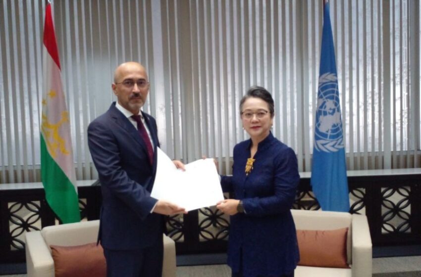  Tajik Ambassador met with the UN Under-Secretary-General, Executive Secretary of the Economic and Social Commission for Asia and the Pacific