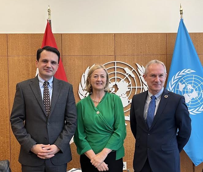  Meeting of the co-chairs of the UN 2023 Water Conference with the President of the 77th session of the UN General Assembly