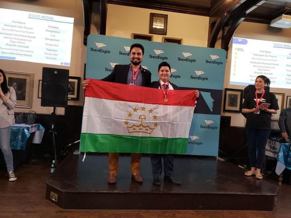  The Tajik student brought home a gold medal