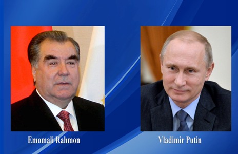  Emomali Rahmon Sends Birthday Message to Russian President Vladimir Putin