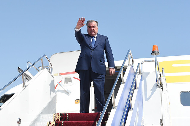  President Emomali Rahmon Leaves for Astana on a working visit