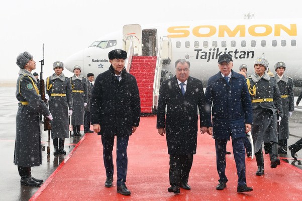  President Emomali Rahmon Arrives in Kazakhstan for a Working Visit