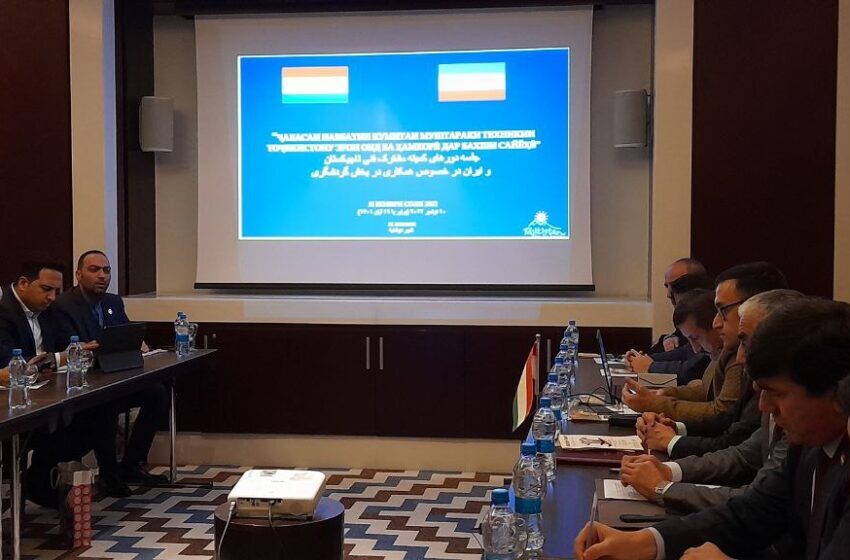  The third meeting of the Technical Commission on tourism development of Tajikistan and Iran