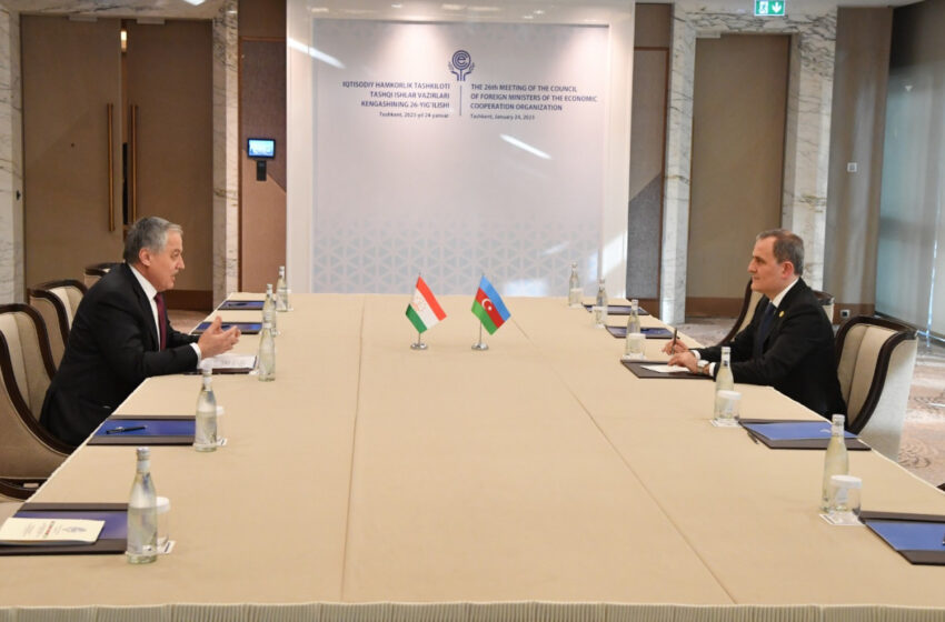 Sirojiddin Muhriddin met with the Minister of Foreign Affairs of the Republic of Azerbaijan