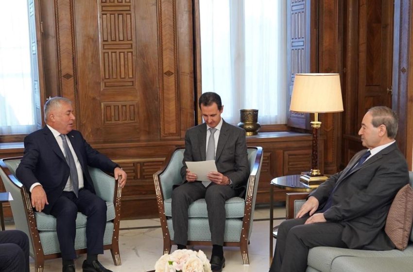  Zubaydullo Zubaydzoda meets the President of the Syrian Arab Republic Bashar al-Assad