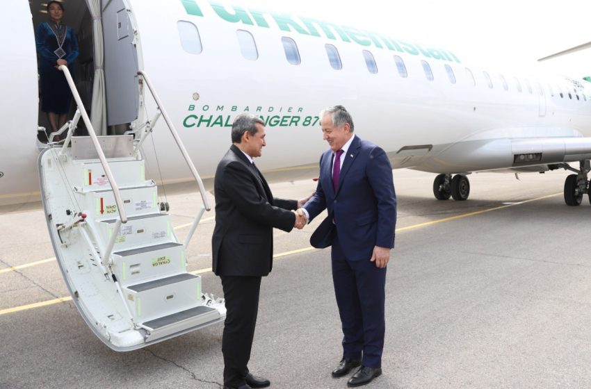  Turkmenistan PM arrived in Dushanbe