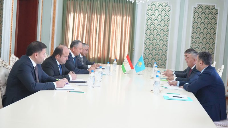  Chairman of the Khatlon region Davlatali Said, meets the Ambassador of Kazakhstan to Tajikistan