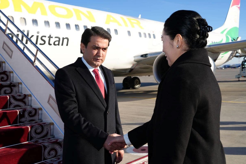  Rustam Emomali Arrives in Bishkek
