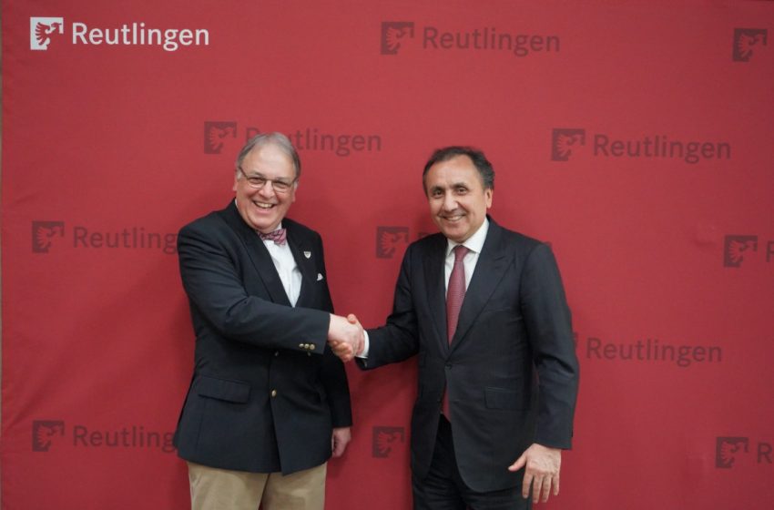 Imomudin Sattorov met with the Mayor of Reutlingen, Thomas