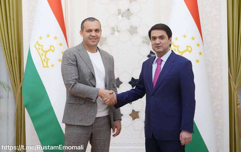  The Speaker of the National Assembly , the President of the Central Asian Football Association (CAFA) Rustam Emomali met with the President of the International Boxing Association (IBA) Umar Kremlyov. 