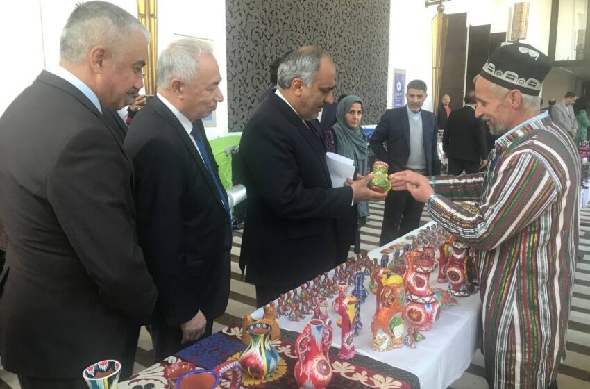  نمایشگاه صنایع دستی با حضور سفرای ایران و ازبکستان در شهر دوشنبه