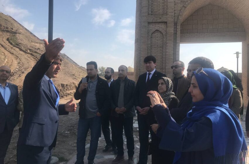  بازديد هیئت‌های گردشگری ازبکستان و ایران از قلعه حصار