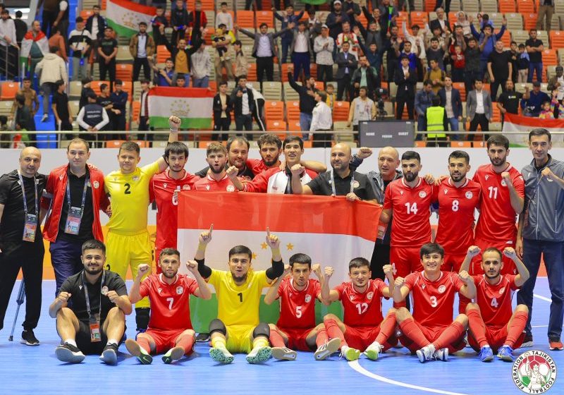  تیم ملی فوتسال تاجیکستان به مرحله نهایی مسابقات فوتسال جام ملت های آسیا-2024 راه یافت