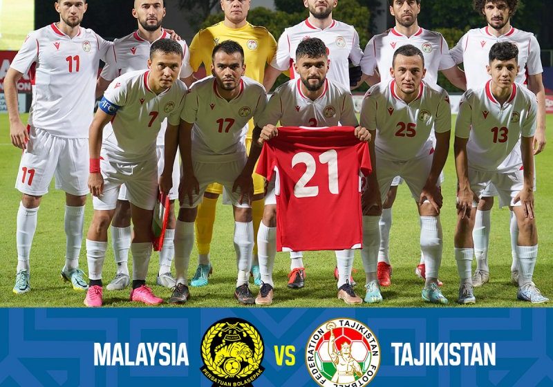  تیم های ملی تاجیکستان و مالزی در فینال مسابقات بین المللی به مصاف هم می روند