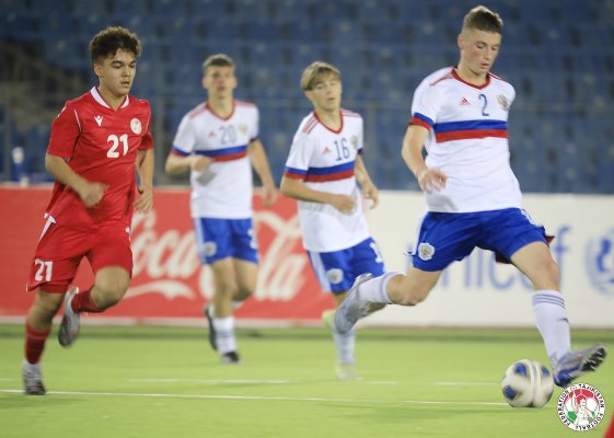  فوتبال بازان نوجوان تاجیکستان مقابل تیم ملی جوانان روسیه به پیروزی رسیدند