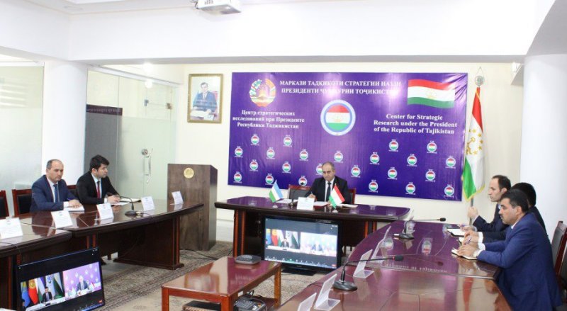  مرکز مطالعات استراتژیک تاجیکستان و مؤسسه بین المللی آسیای مرکزی موضوعات همکاری علمی و تحلیلی را بررسی کردند