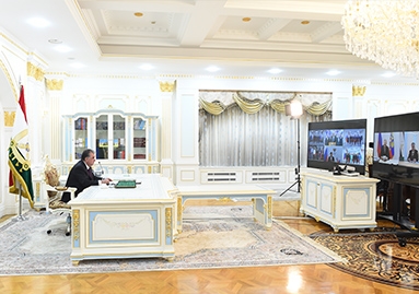  Лидер нации Эмомали Рахмон виртуально принял участие в церемонии открытия 5 русских средних школ в Республике Таджикистан