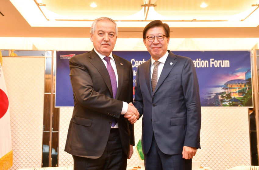  Встреча Министра иностранных дел Таджикистана с мэром Пусана