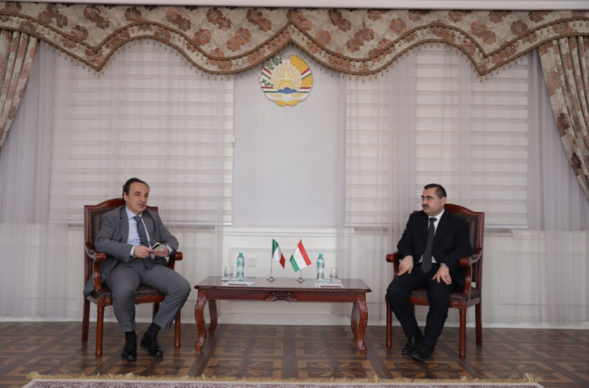  Встреча Музаффара Хусейнзода с Послом Италии в Таджикистане
