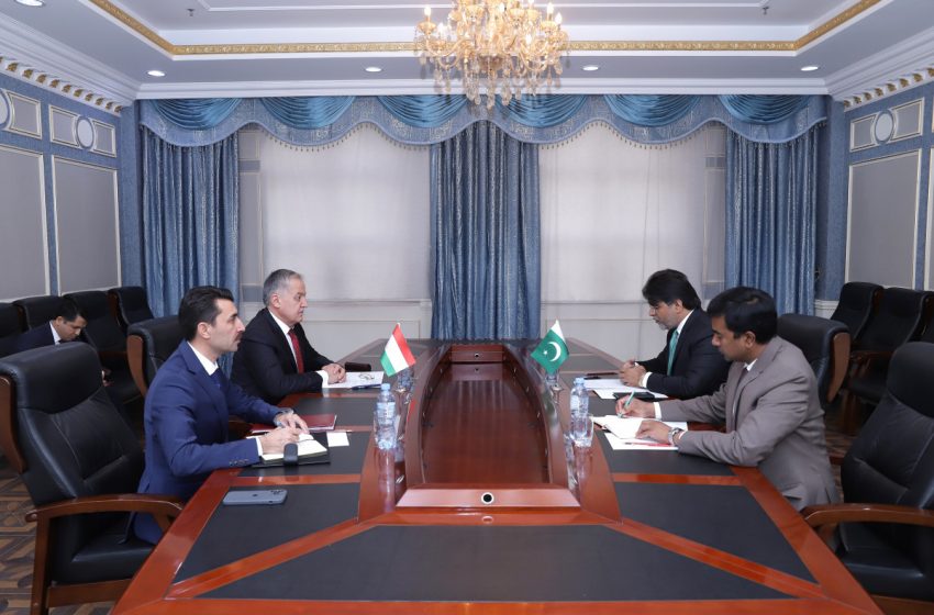  Сироджиддин Мухриддин принял Чрезвычайного и Полномочного Посла Исламской Республики Пакистан в Таджикистане