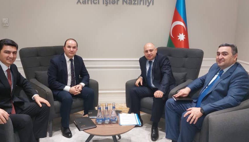  Встреча посла Таджикистана  с заместителем министра иностранных дел Азербайджанской Республики
