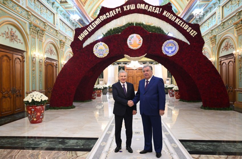 Встреча с Президентом Узбекистана Шавкатом Мирзиёевым