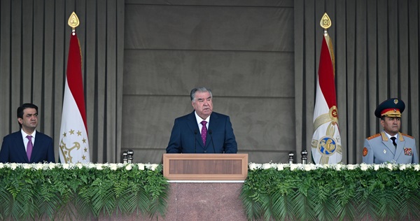  Участие в военном параде в честь 30-летия образования Национальной гвардии Республики Таджикистан