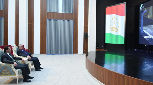  Дистанционное открытие Государственного учреждения Наружная реклама и оформление города Душанбе