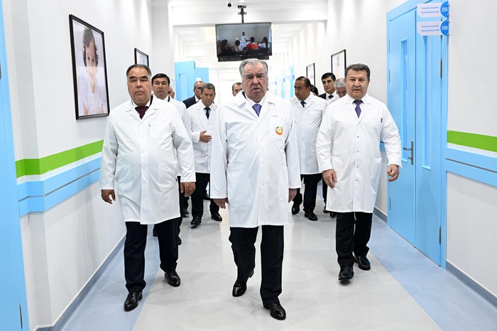  Открытие дополнительного здания Согдийской областной детской клинической больницы в городе Худжанде