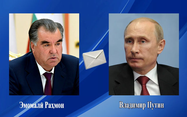  Барқияи табрикӣ ба Владимир Путин