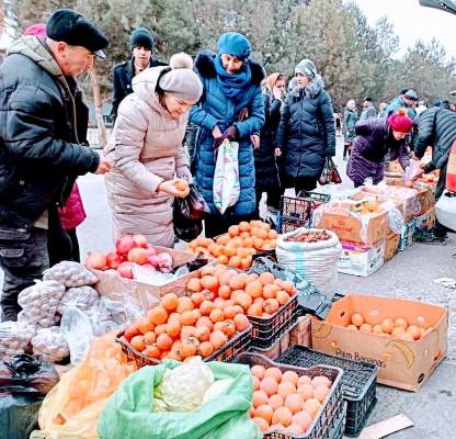  Янги йил байрами арафасида Хоруғ шаҳрида ҳамёнбоп нархдаги қишлоқ хўжалиги маҳсулотлари ярмаркаси ташкил этилди