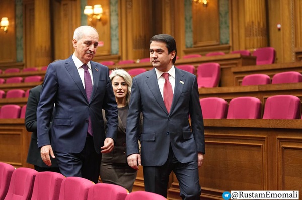  Мулоқоти Раиси Маҷлиси миллии Маҷлиси Олии Ҷумҳурии Тоҷикистон бо Раиси Маҷлиси Бузурги Миллии Туркия